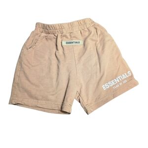 Fear of God Essentials Kids Beige Shorts